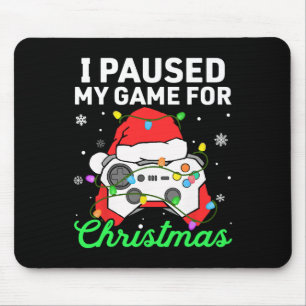 Ich habe mein Spiel für Weihnachts-Jungs-Gamer-Spi Mousepad