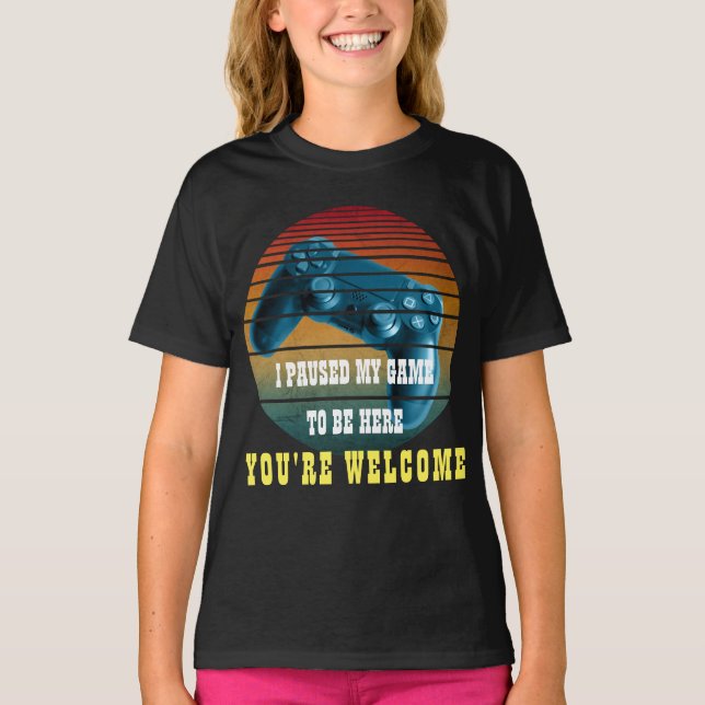 ICH HABE MEIN SPIEL GEFANGEN, HIER ZU SEIN, DASS S T-Shirt (Vorderseite)