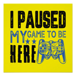 ICH HABE MEIN SPIEL GESCHAFFEN... POSTER