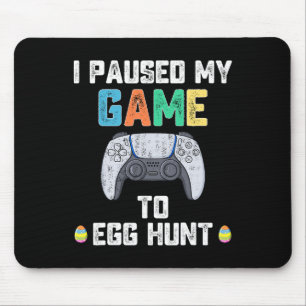 Ich habe mein Spiel mit Eierjagd-Spielern gestoppt Mousepad