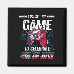 Ich habe mein Spiel unterbrochen, um am 4. Juli Fu Magnet