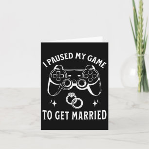 Ich habe mein Spiel unterbrochen, um Verheirateten Karte