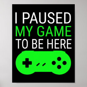 Ich habe mein Spiel zum Shirt für Gamer-Kinder ang Poster