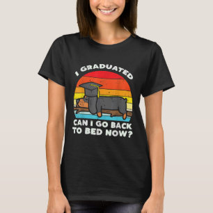 Ich habe mein Studium an der Bett-Dackel Hund Seni T-Shirt