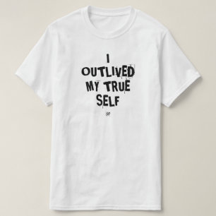 Ich habe mein wahres Ich überlebt – existentielles T-Shirt