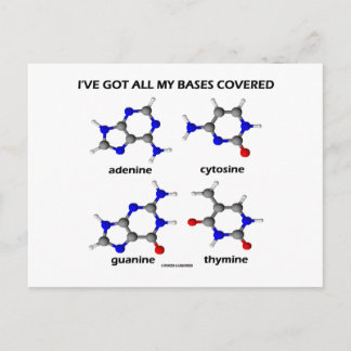 Ich habe meine abgedeckten Basen Got (Chemistry DN Postkarte