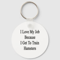 Ich habe meine Arbeit Liebe, weil ich Hamster trai