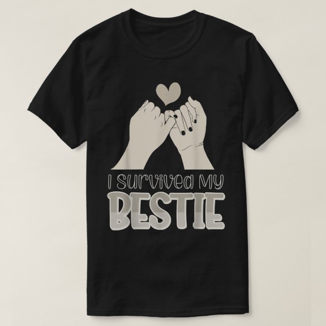 Ich habe meine Bestie 1223 überlebt T-Shirt (Design vorne)