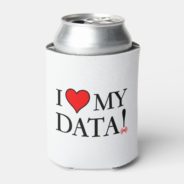 Ich habe meine Daten Liebe Dosenkühler (Kanne Vorderseite)