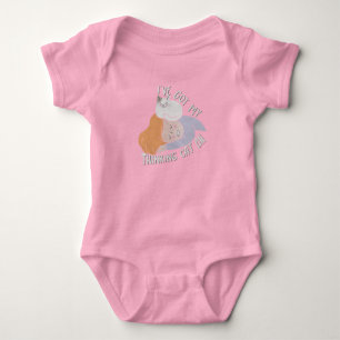 Ich habe meine denkende Katze an Baby Strampler