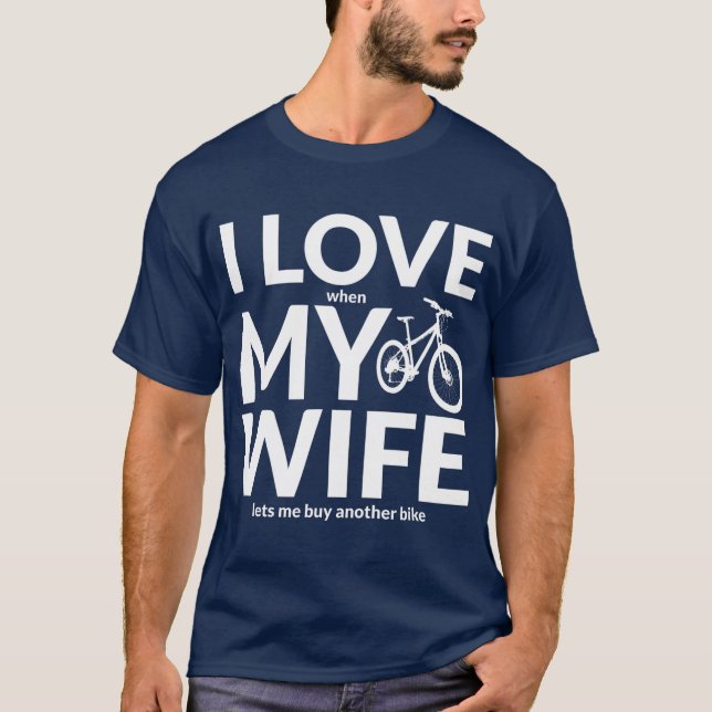 Ich habe meine Ehefrau Liebe, wenn sie mir Lasse,  T-Shirt (Vorderseite)