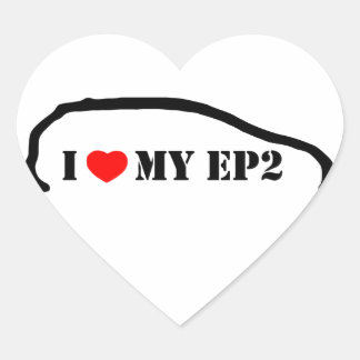 Ich habe meine EP2-Liebe Herz-Aufkleber