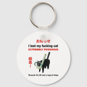 Ich habe meine Katzenbrut extrem giftig verloren Schlüsselanhänger