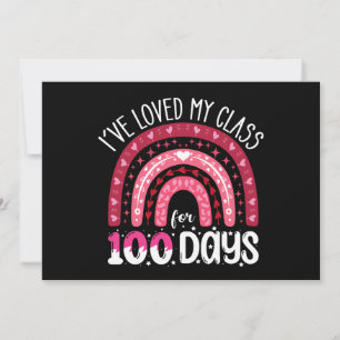 Ich habe meine Klasse 100 Tage lang geliebt Einladung