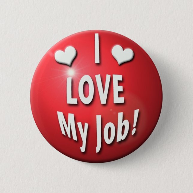 Ich habe meine Liebe Button (Vorderseite)