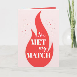 Ich habe meine Matchkarte gefunden Feiertagskarte