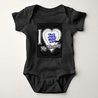 Ich habe meine Mutter mit deinem Foto mit Fledermä Baby Strampler