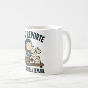 Ich habe meine Panik auf morgen verschoben – lusti Kaffeetasse
