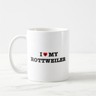 Ich habe meine Rottweiler-Tasse gehört Kaffeetasse