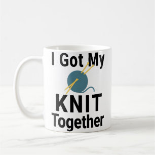 Ich habe meine Strickarbeit im Griff Kaffeetasse