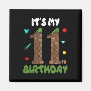Ich habe meinen 11. Geburtstag Lustig 11 Jahre alt Magnet