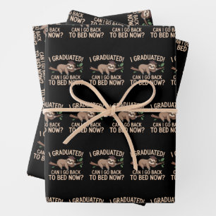 Ich habe meinen Abschluss Ich kann jetzt wieder in Geschenkpapier Set