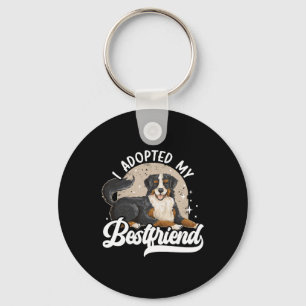 Ich habe meinen Bestfriend Animal Rights Rescue Ad Schlüsselanhänger