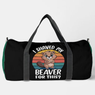 Ich habe meinen Biber rasiert Duffle Bag