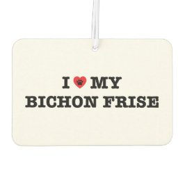 Ich habe meinen Bichon Frise Car Air Freshener geh Autolufterfrischer
