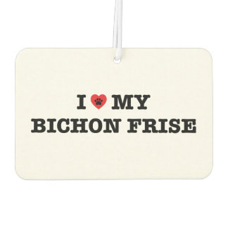 Ich habe meinen Bichon Frise Car Air Freshener geh Autolufterfrischer