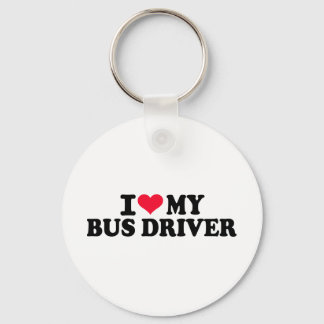 Ich habe meinen Busfahrer Liebe Schlüsselanhänger