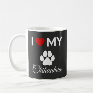 Ich habe meinen Chihuahua-Sondertext Liebe Kaffeetasse