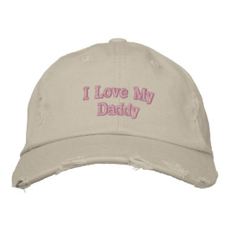 Ich habe meinen Daddy Liebe Bestickte Baseballkappe
