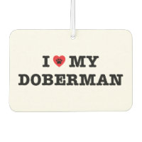 Ich habe meinen Doberman Car Air Freshener gehört