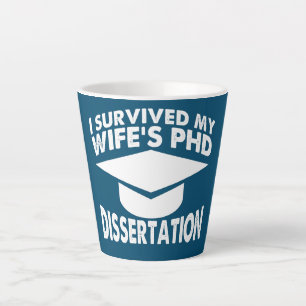 Ich habe meinen Doktortitel in "Wifes Dissertation Milchtasse