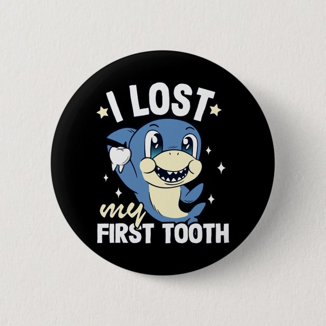 Ich habe meinen ersten Zelt-Zelt-Fairy-Teeth Out S Button (Vorderseite)