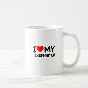 Ich habe meinen Feuerwehrmann Liebe Kaffeetasse