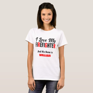 Ich habe meinen Feuerwehrmann Liebe T-Shirt