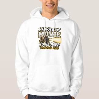 Ich habe meinen Film pausiert, um hier zu sein Hoodie