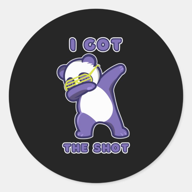 Ich habe meinen Impfstoff got Runder Aufkleber (Vorderseite)