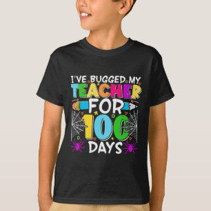 Ich habe meinen Lehrer schon 100 Tage Schuljunge u T-Shirt