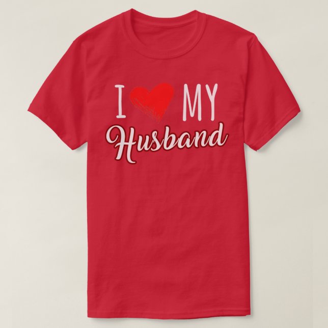Ich habe meinen Mann Liebe T-Shirt (Design vorne)