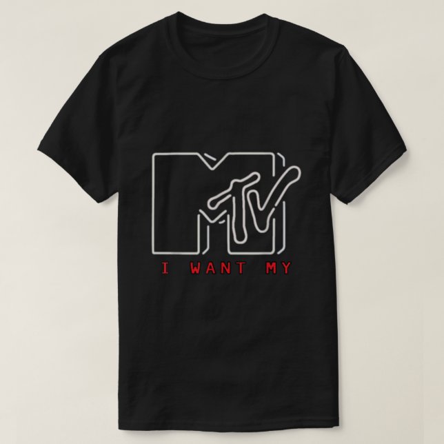 Ich habe meinen MTV Neon Gewollt T-Shirt (Design vorne)
