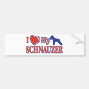 Ich habe meinen Schnauzer gehört Autoaufkleber