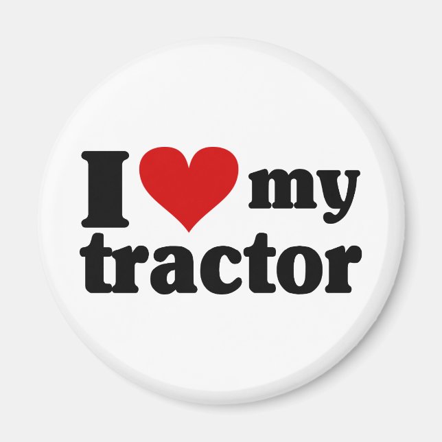 Ich habe meinen Traktor gehört Magnet (Vorne)