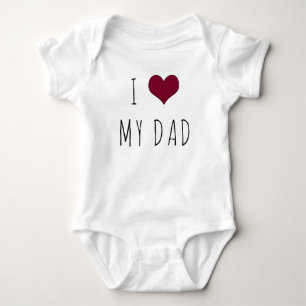 Ich habe meinen Vater-Strampler gehört Baby Strampler