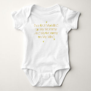 Ich habe meinen Verstand auf meiner Mama Baby Strampler