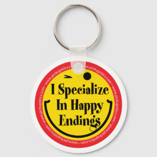 Ich habe mich auf Happy Endings spezialisiert Schlüsselanhänger