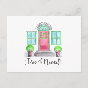 Ich habe mich bewegt! Weihnachts-Zuhause Postkarte