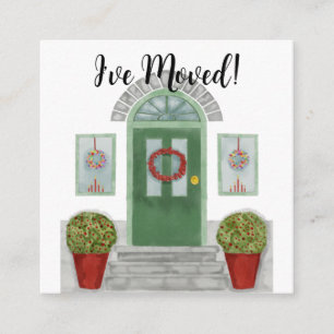 Ich habe mich bewegt! Weihnachtskarten-Zuhause Begleitkarte